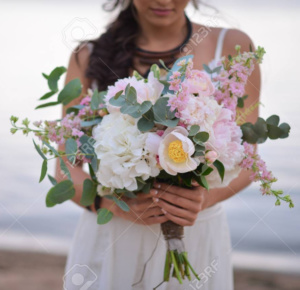 Santorini Boho Bridal Bouquets